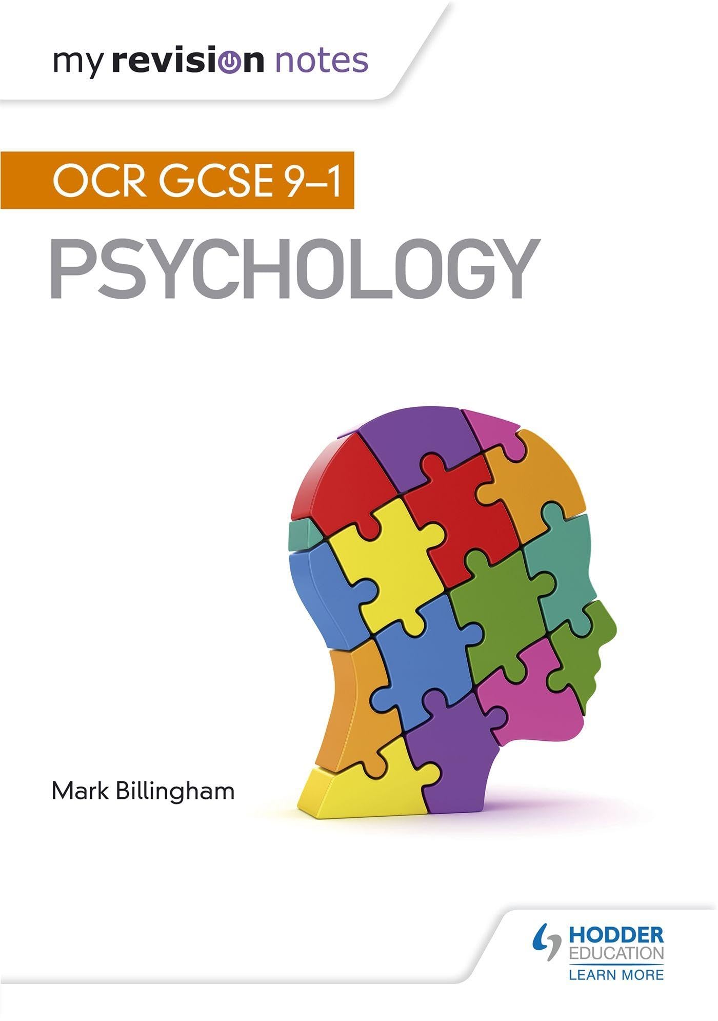 Hodder Education My Revision Notes: OCR GCSE (9-1) Psychology Paperback – Big Book, 31 August 2018