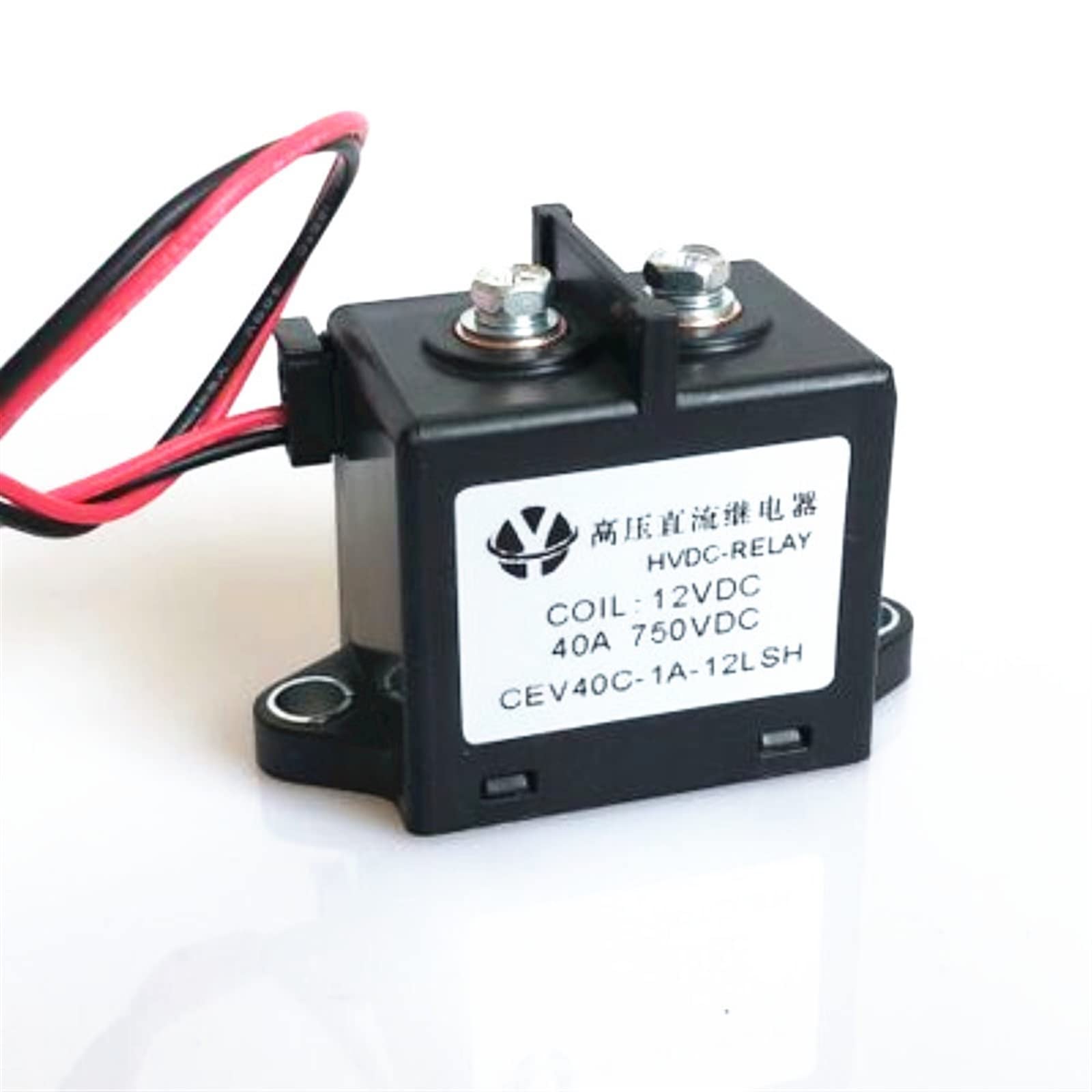 1 Stück 12 VDC 40 A Elektrofahrzeug-Defroster mit Hochspannungsrelais 220 VDC 110 VDC Ersatzteile