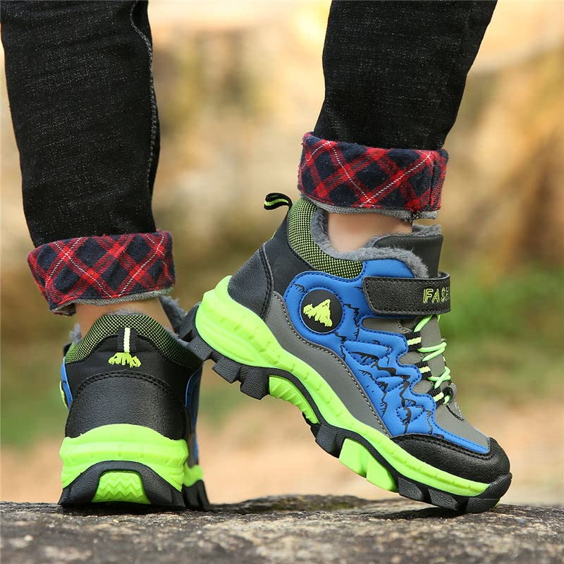 Foryo Botas de Invierno para Niños, Botas de Nieve, Senderismo, Trekking, Cálidas Forradas