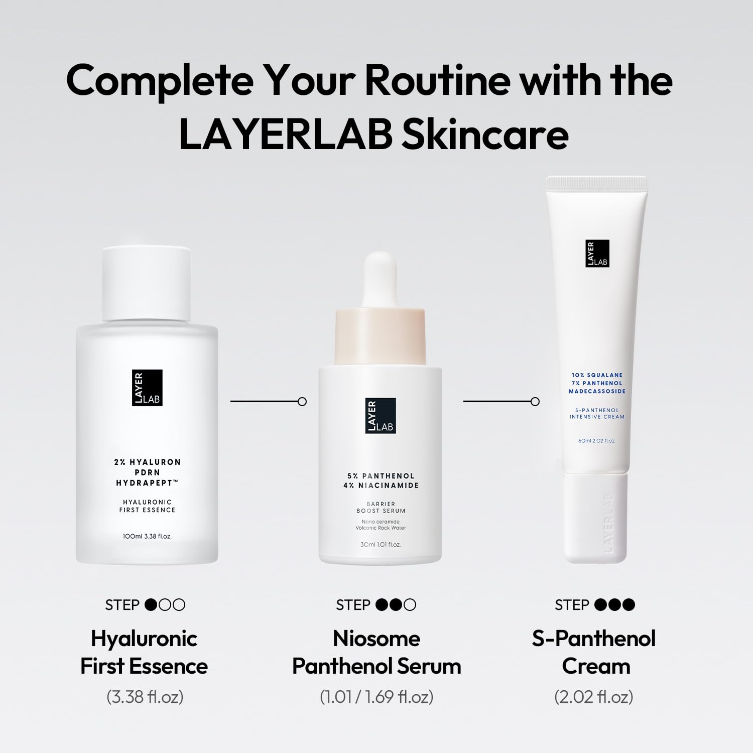 LAYERLAB Barrier Boost Serum, Panthenol Niacinamide Face Serum, 1.69 fl oz