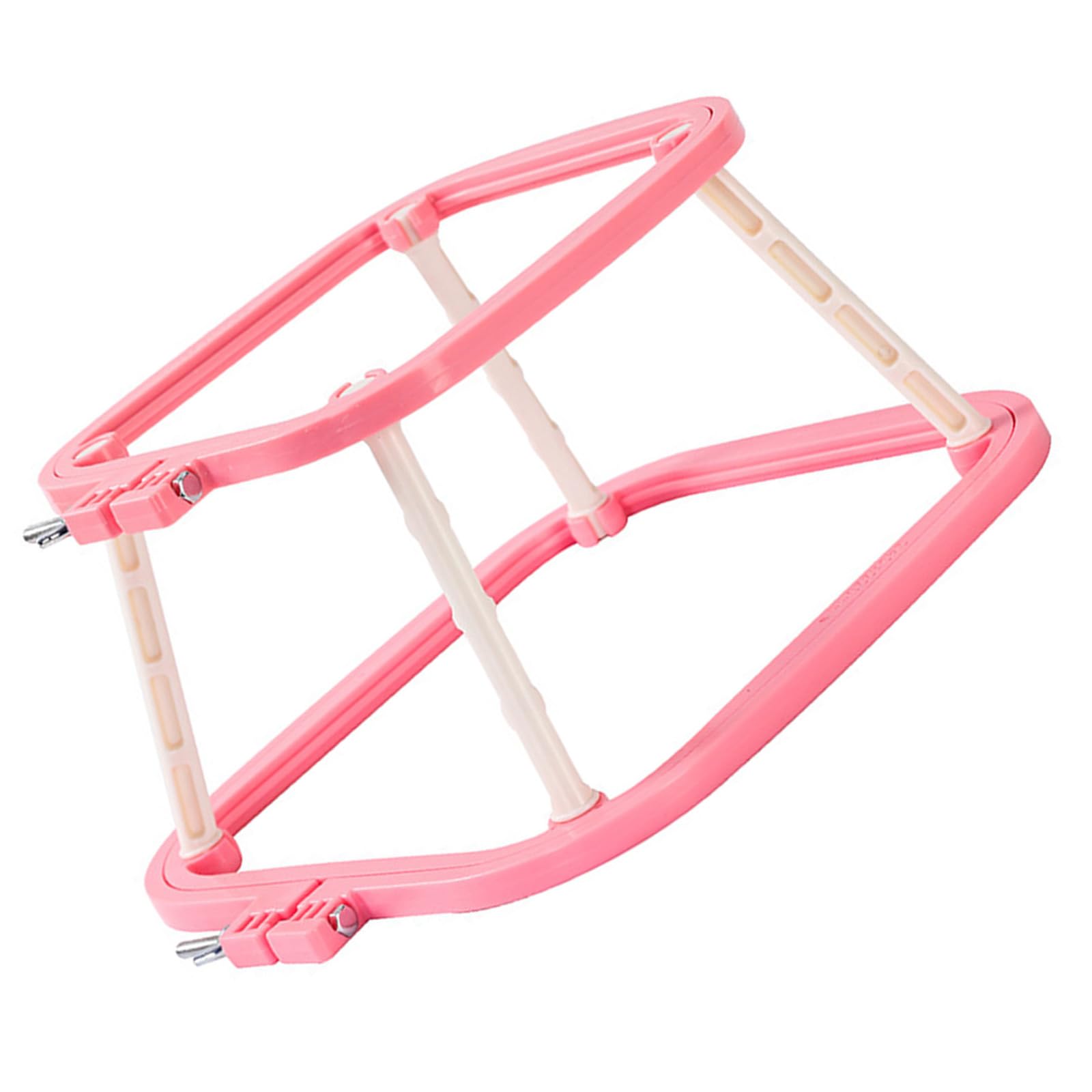 Nucelit Desk Embroidery Hoop Adjustable Crosses Stitching Hoop Double Layer Embroidery Sewing Tool for Craft Enthusiasts Adjustable Crosses Stitching Double Layer Frame