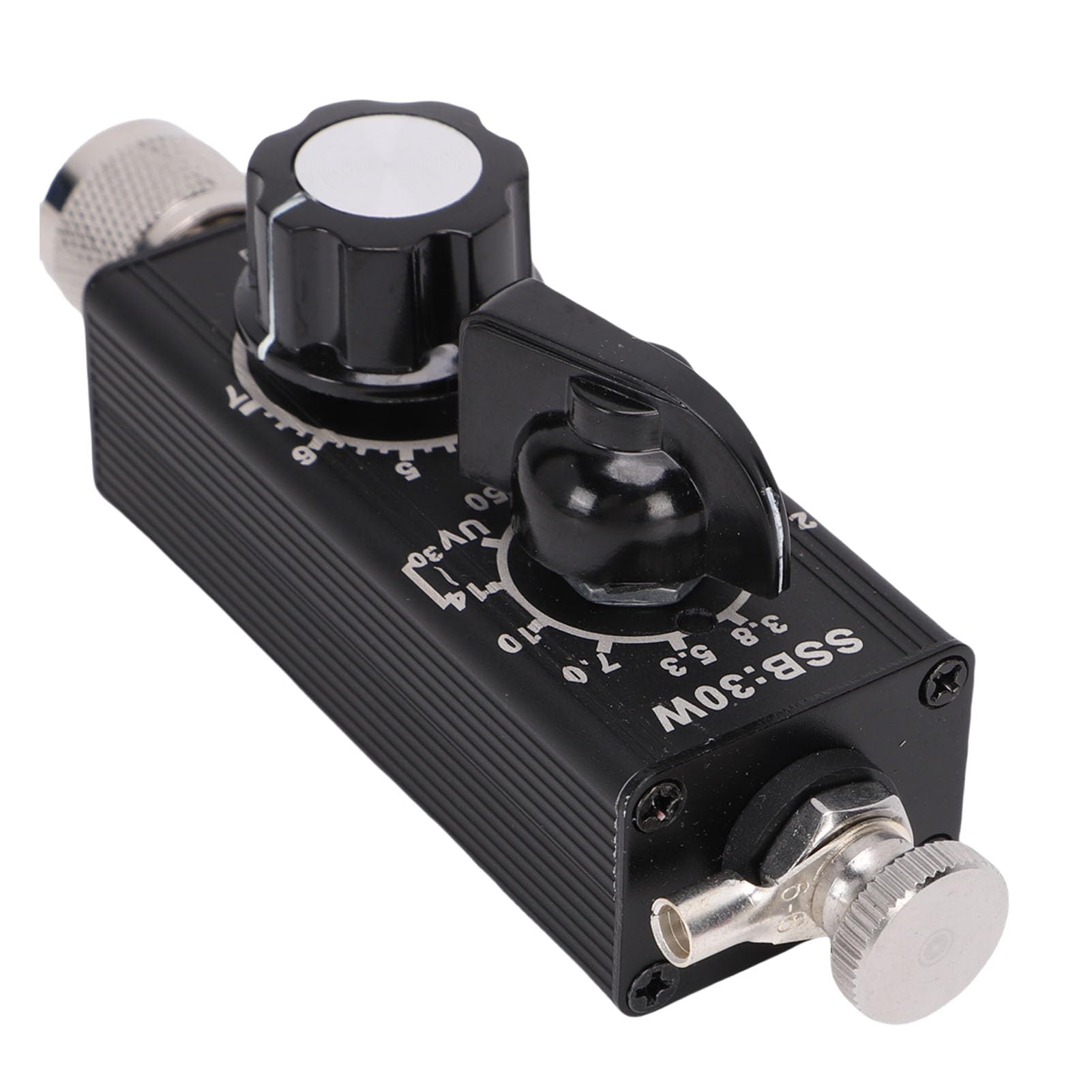 Antena de Onda Corta QRP, Antena HF Multibanda Portátil 30W 1.8-30MHz con Frecuencia Ajustable, Antena Sintonizable VHF UHF para Radioaficionados, Uso Interior Exterior con