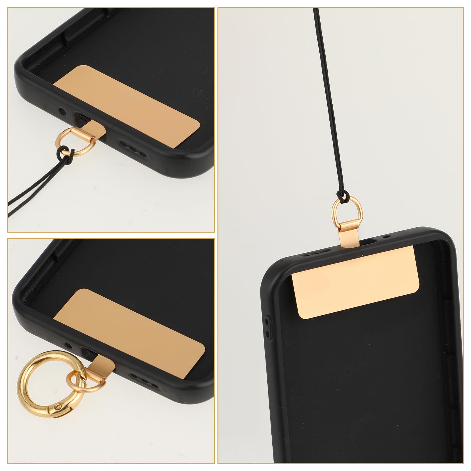 Patch Lanière Téléphone Universel 2 Couches - Attache Sécurité Indéchirable Pour Smartphone