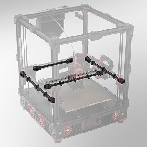 Miniatura 7 de Voron - Juego completo de tubos de fibra de carbono 2.4 R2 + soporte, actualización para kit de marco de impresora 3D Voron2.4, actualización de