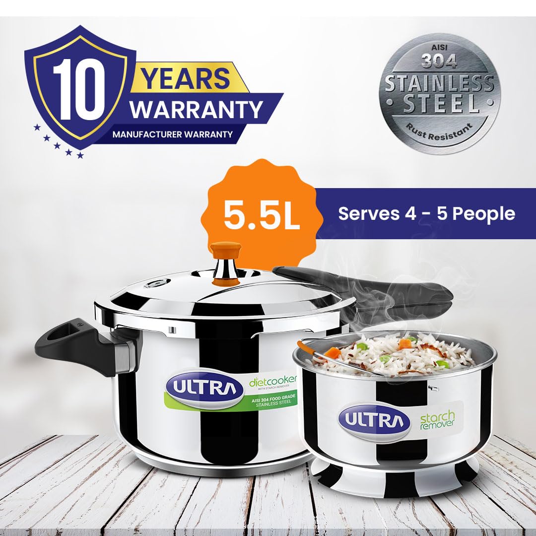 Small Rice Cooker ULTRA Stainless Steel Outer Lid Duracook