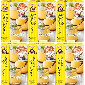 日清製粉ウェルナお菓子百科 なめらかカスタードプリン 55g×6個
