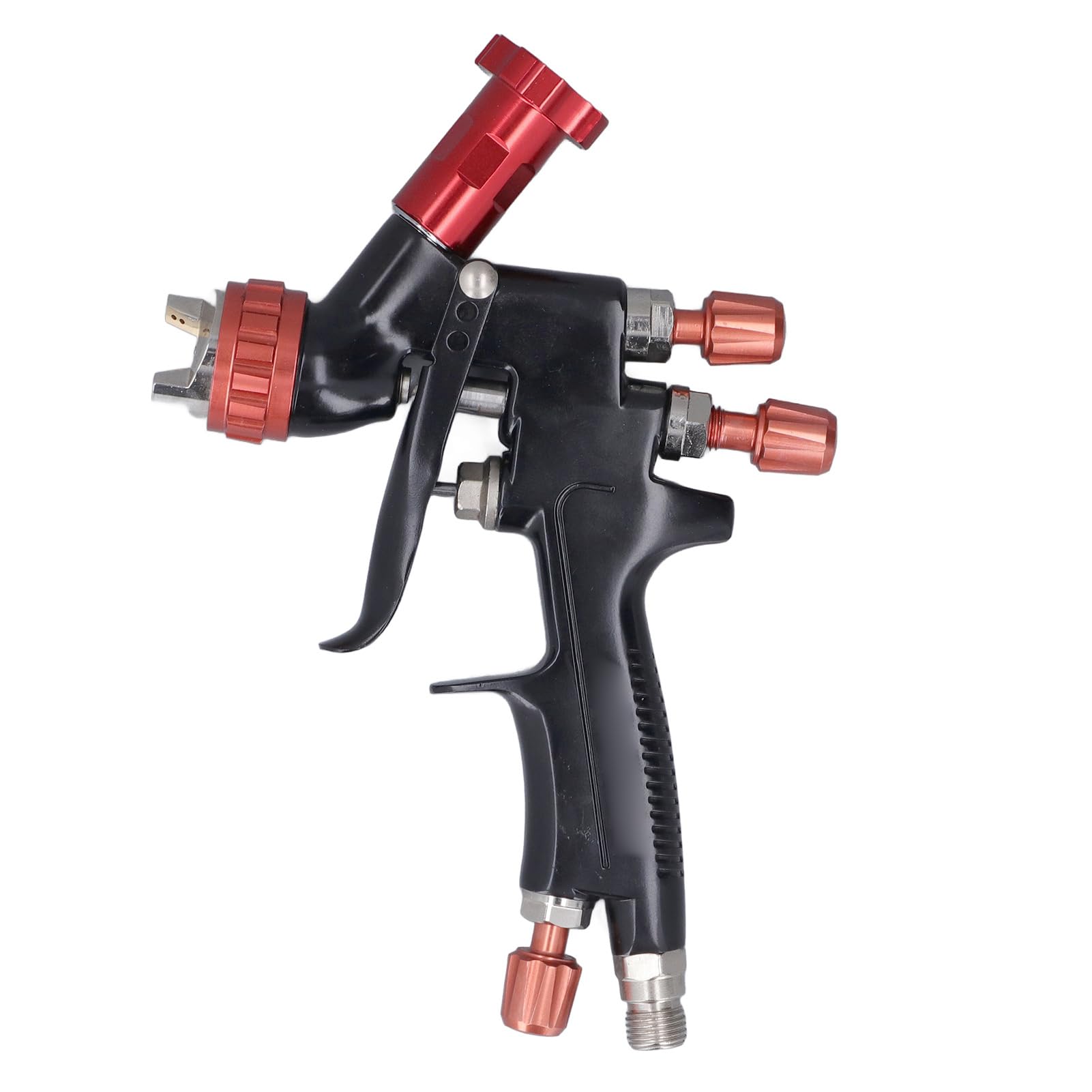 Focket Pistolet Natryskowy HVLP, Korpus ze Stopu Aluminium, wydajność Podawania 75% Aplikator Farby do Malowania Domów, Pistolet do Malowania Samochodów z dyszą 1,3 Mm Kubek 600 Ml ścian Mebli w