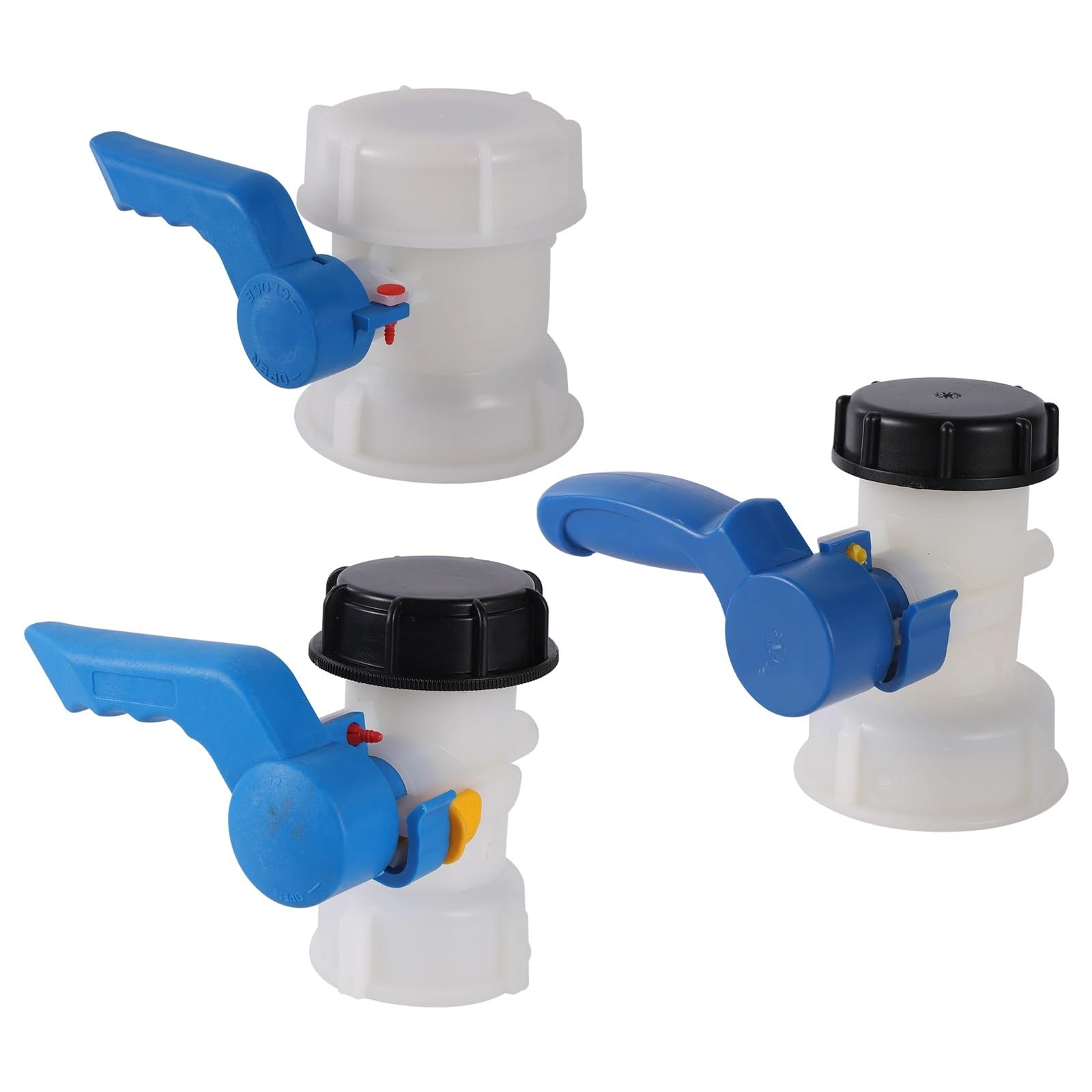 60/75/100 mm tonowy zawór kubełkowy kran przełącznik ogrodowy Ibc wewnętrzny i zewnętrzny gruby gwint adapter zbiornika na wodę (75 mm do 60 mm)