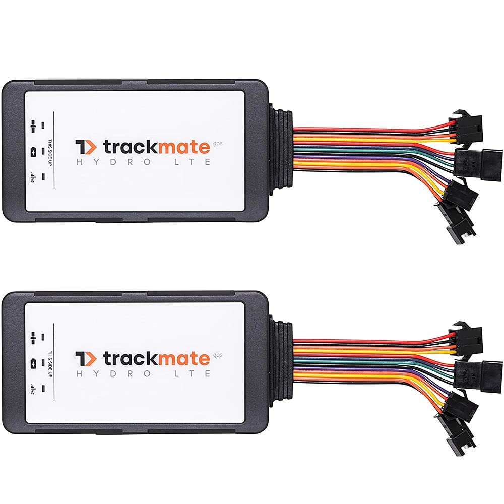 TrackmateGPS Hydro LTE Waterproof 4G GPS Vehicle Tracker (2-Pack)