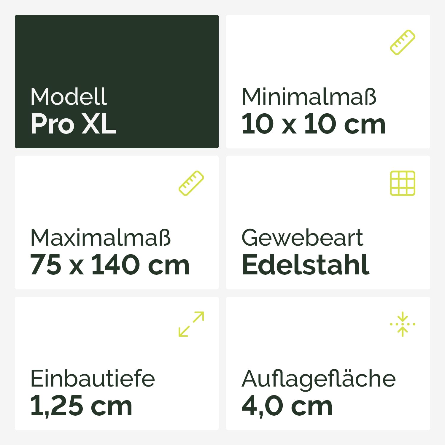 Nematek Lichtschachtabdeckung Pro XL - Premium Kellerschachtabdeckung in 75 x 140 cm - Lichtschachtabdeckung Edelstahl - cleanes Design für sauberen Lichtschacht