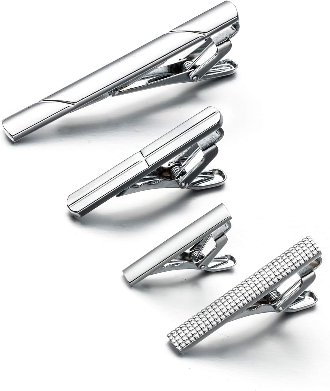 URKEYTie Bar Clips for Men Skinny and Business Regular Necktie Set with Gift Box