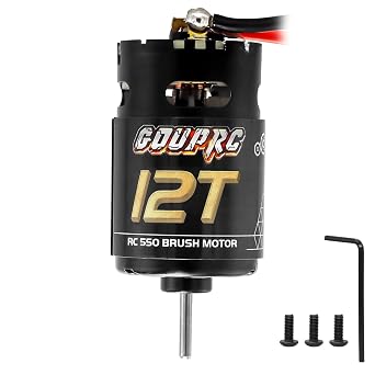 GOUPRC 550 12T Brushed Motor for Traxxas 110 RC Crawler Axial SCX10 TRX4 TRX6 AXI03007 HSP HPI Wltoys RC Car RC Boat