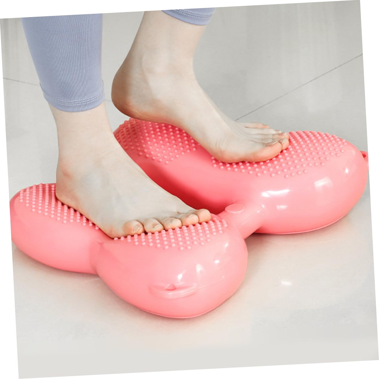 Máquina de Pasos Inflable Rosa de PVC para Uso Doméstico