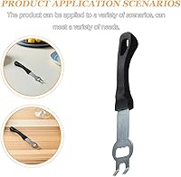 Vista 8 de Accesorios para horno al aire libre BBQ Herramientas para el hogar Manejo de superficies calientes Levantador de placa de parrilla Asador de placa