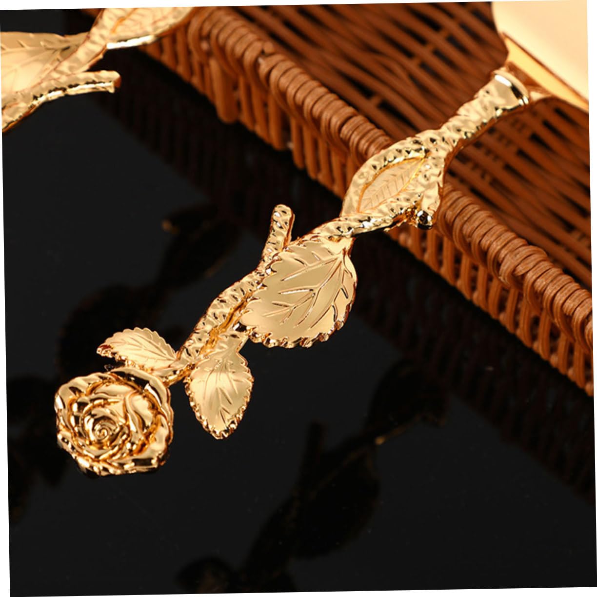 Hemobllo Set de Couteau à Glacer et Pelle à Tarte en Alliage de Zinc Doré, Facile à Nettoyer, pour Servir et Découper Gâteaux Lors des Fêtes