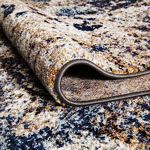 Keen Home Design Area Runner Rugs - 2X10 Non-Shedding, Abstract Runner For Kitchen, Living Room, Bedroom, Dining Room, Entryway - Size: 2'8" X 9'11", Multi #TOP4