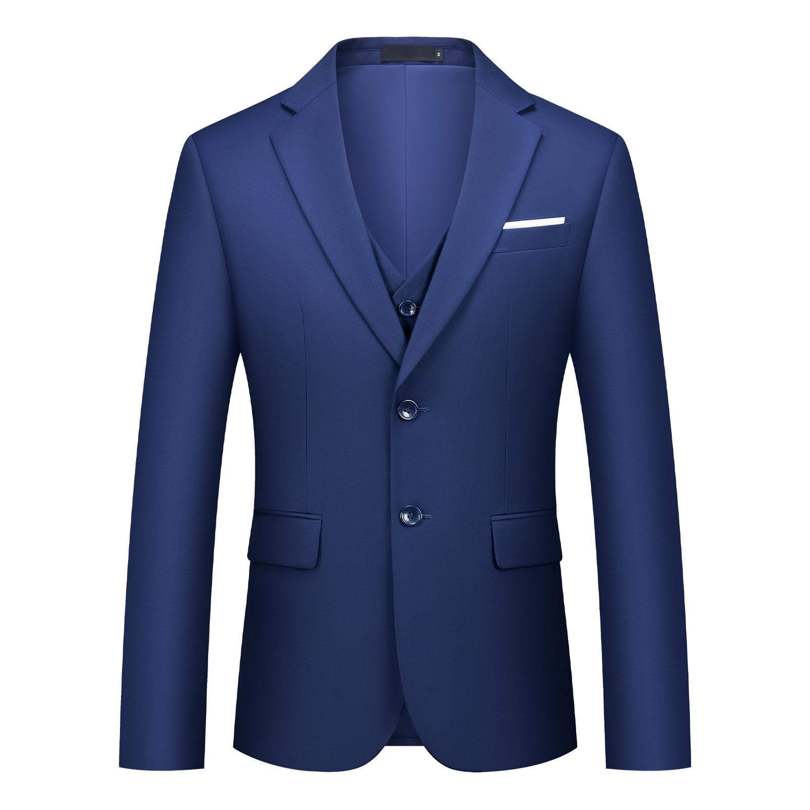 Trajes para Hombre Slim Fit de 3 Piezas Vestido de Novia Elegantes Suits Negocio Boda Blazer Chalecos Pantalones