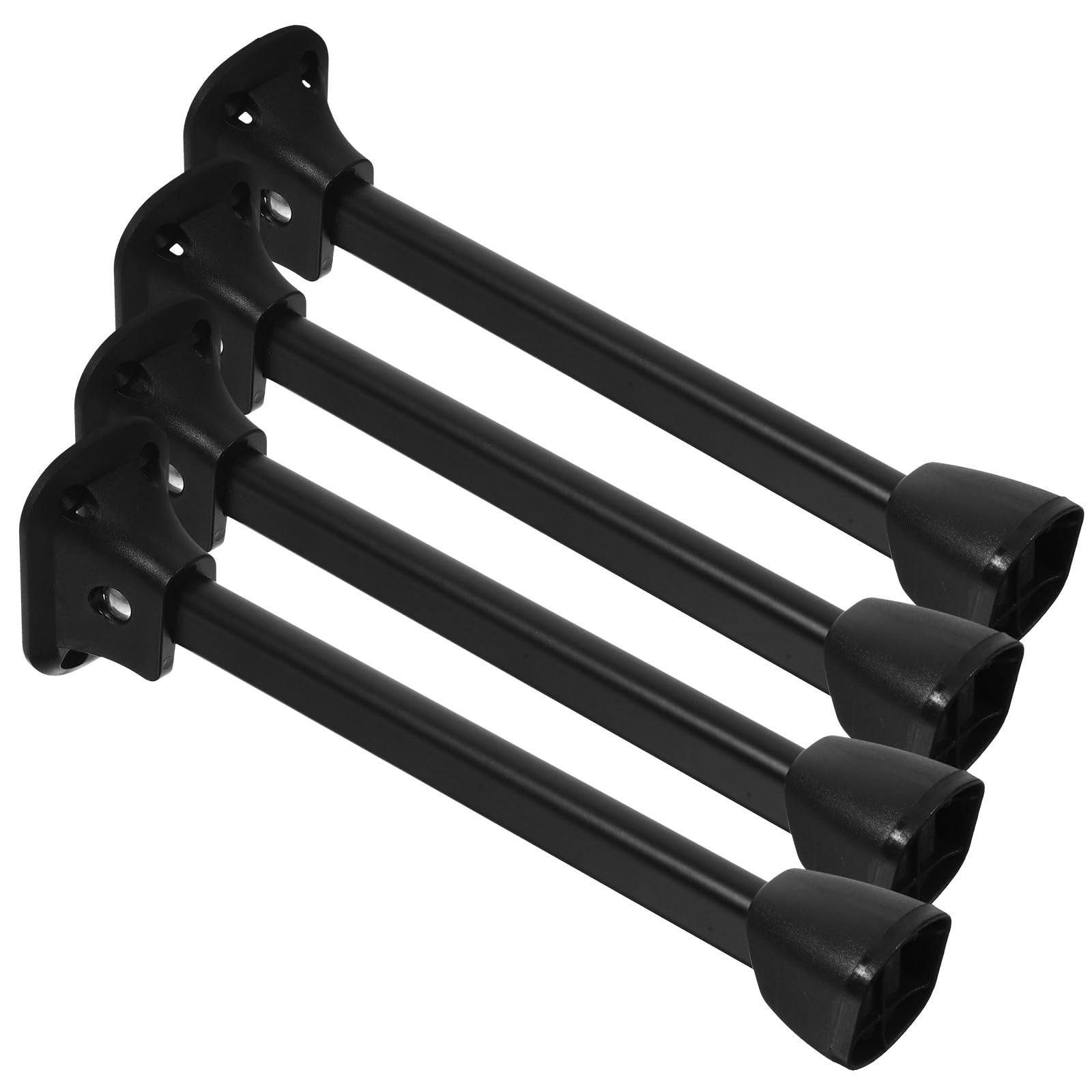 Patas plegables para mesa Abaodam en hierro negro para comedor y escritorios modernos