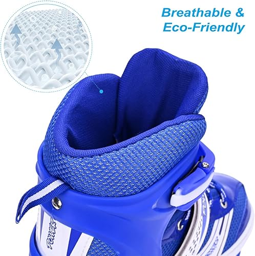 Miniatura 9 de Roller Skates for Girls and Kids, 4 Sizes Adjustable Roller Skates, with All Wheels Light up, Fun Illuminating for Girls and Kids, Roller Skates for