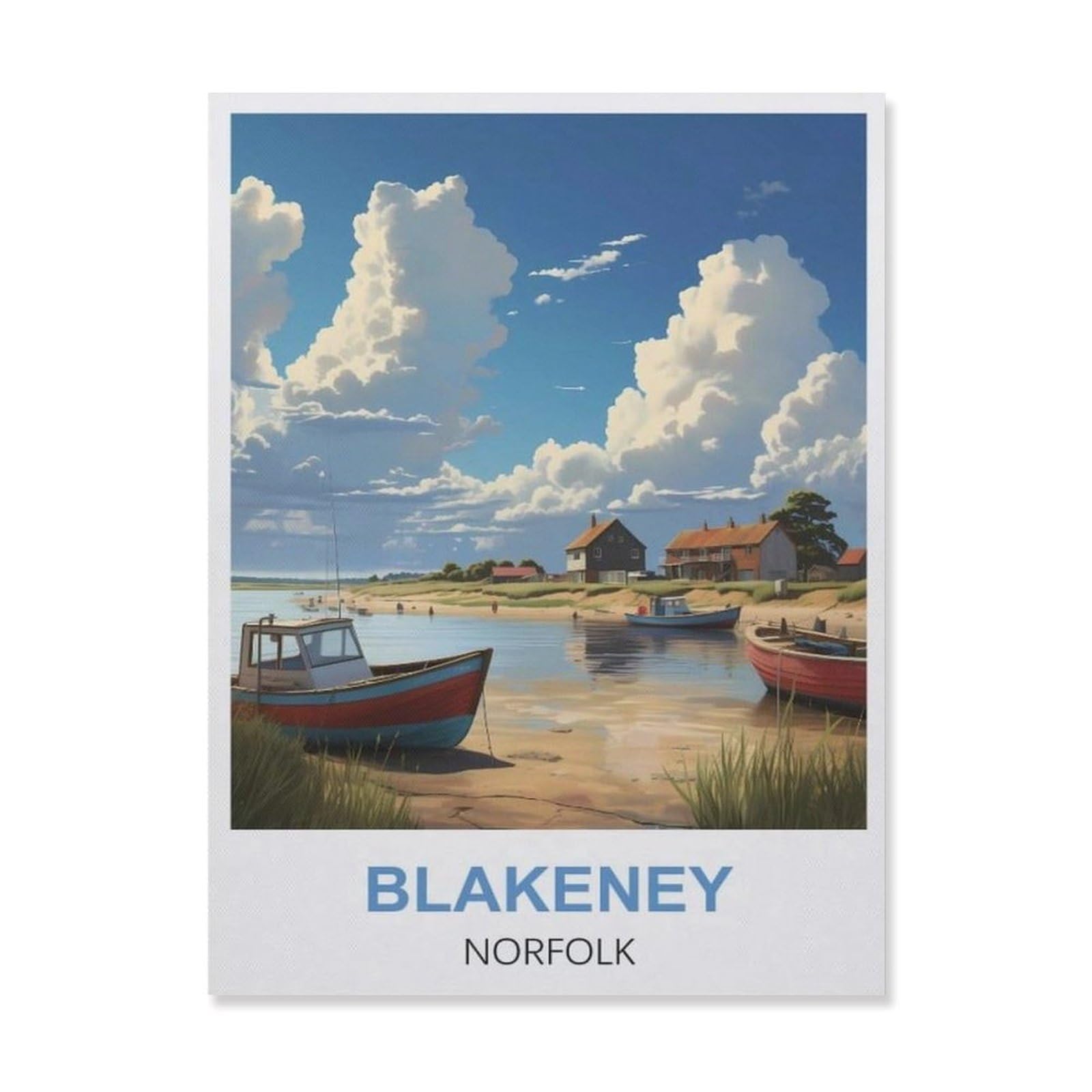 Tin Sign，Blakeney Norfolk(30x40cm）