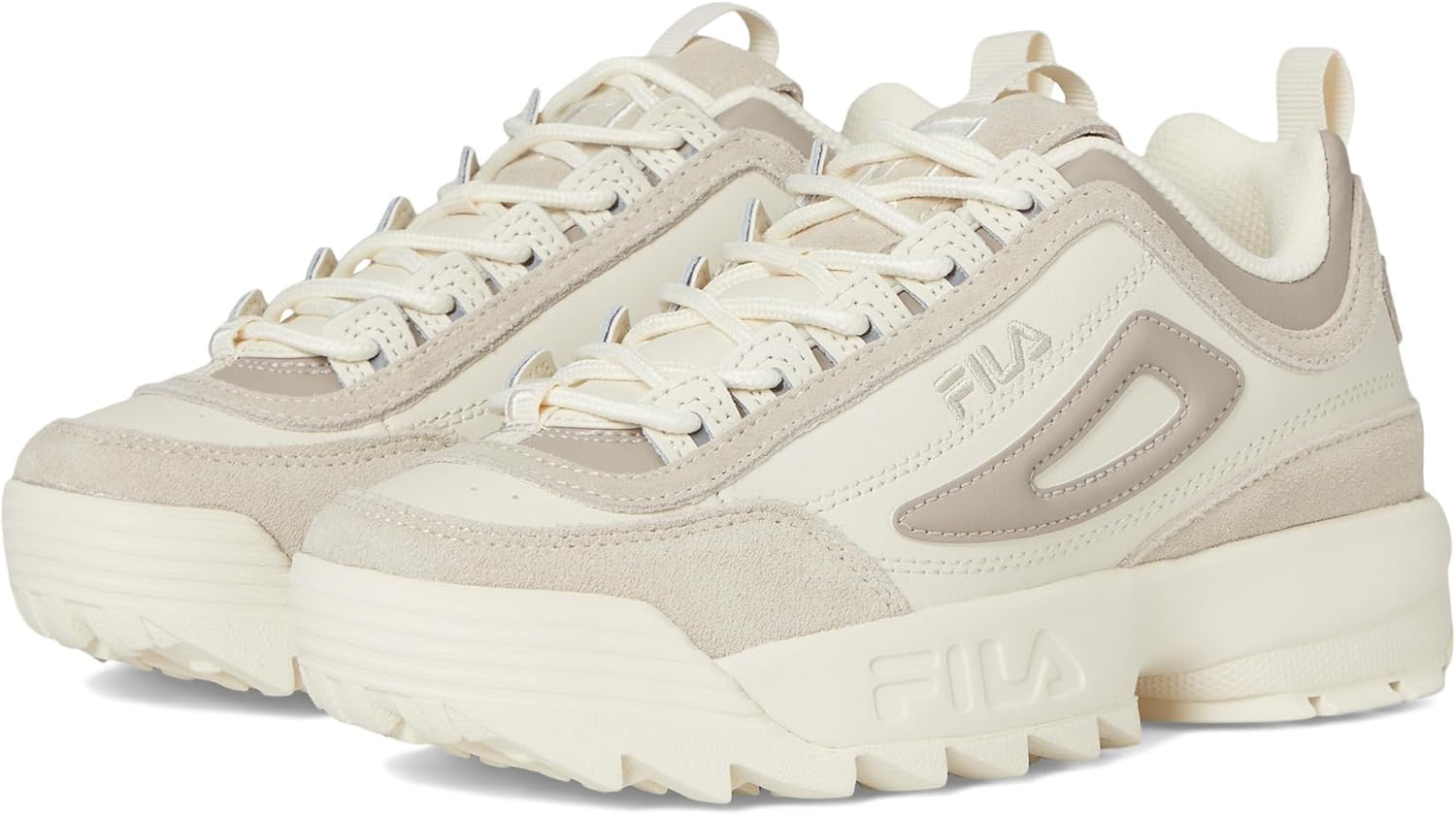 ◆FILA◆フィラ FILA Promenade USS24034920 BEIGE/SILVER Fila Women's Disruptor II Sneaker : Amazon.ca: Clothing