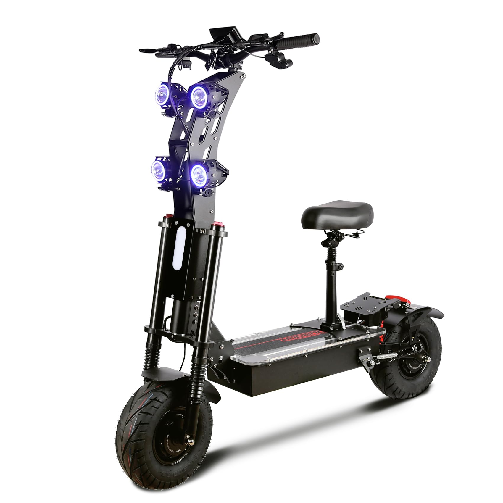 13 inch Beach Off-Road Electric Scooter Dual Drive 8000W60V50AH Lithium Battery Electric Scooter high-Power Intelligent Folding mini Scooter