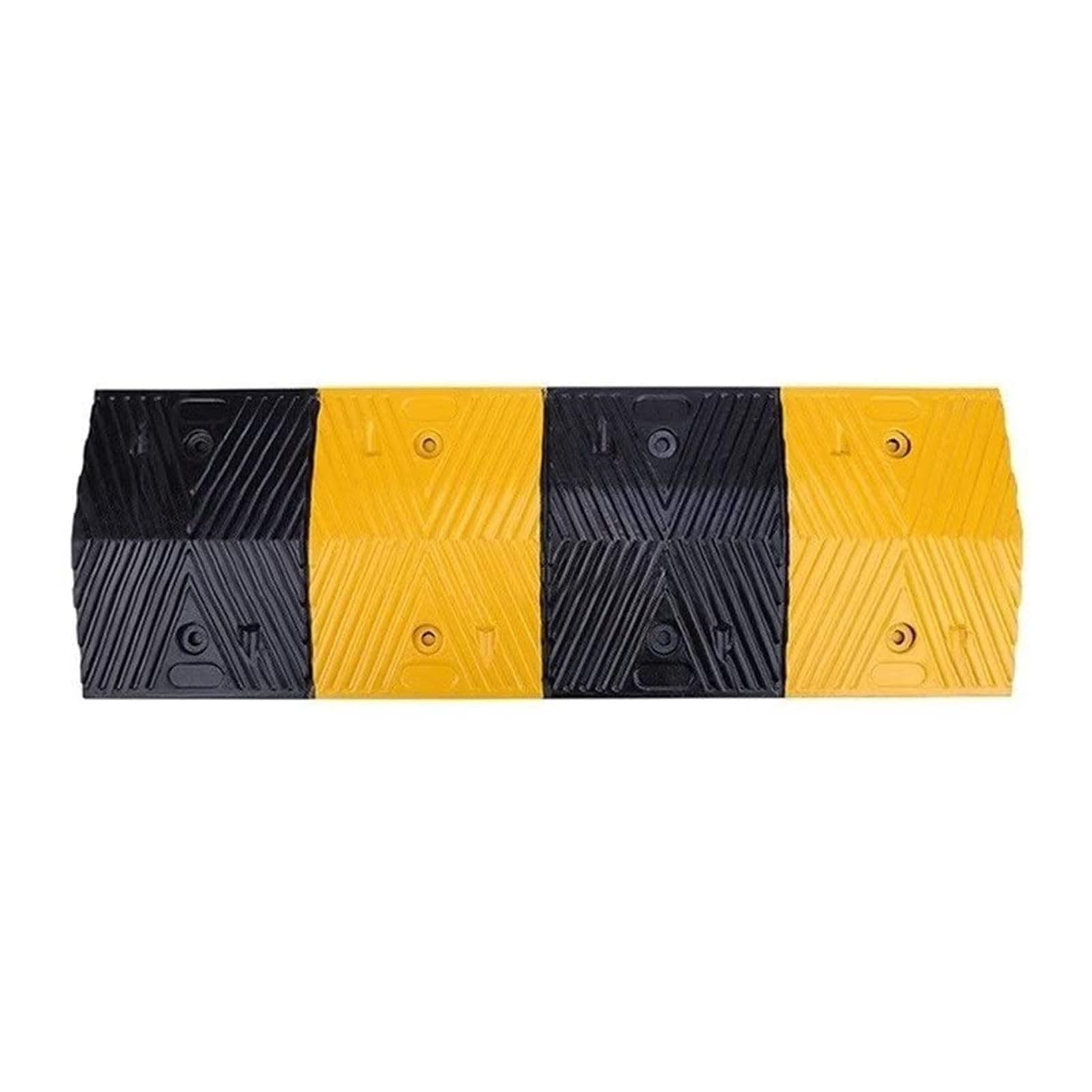 Rubber Speed Bump, 5 Mph Rubber Speed Hump For Driveways Indoor Outdoor Multicolor Multiple Sizes，100X30X3Cm