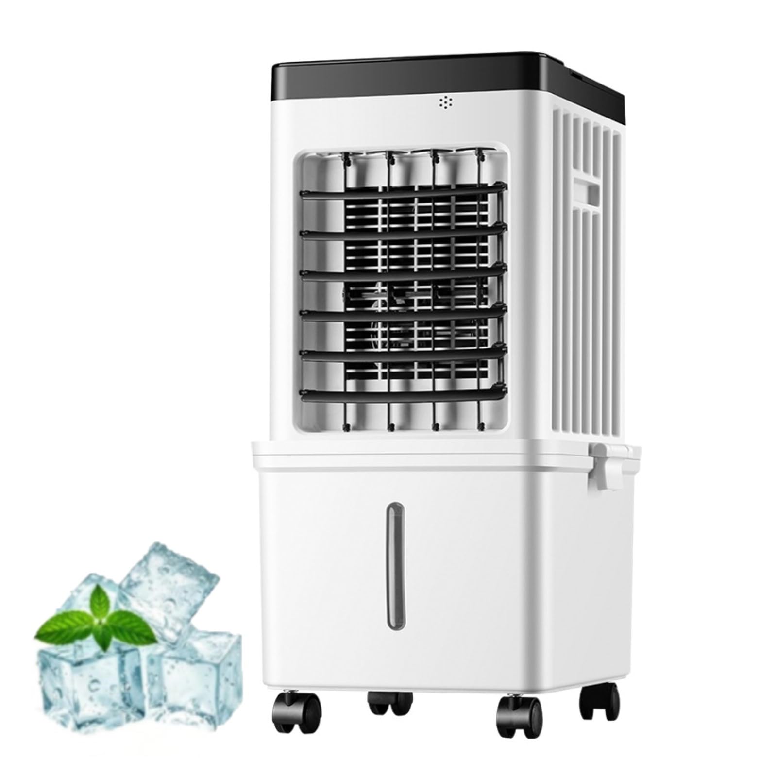 MESCXTY Hoseless Portable Air Conditioner 10L Ventless Chiller Room Cooler Adjustable 3 Speed Levels Energy Efficient Compact and Lightweight Design