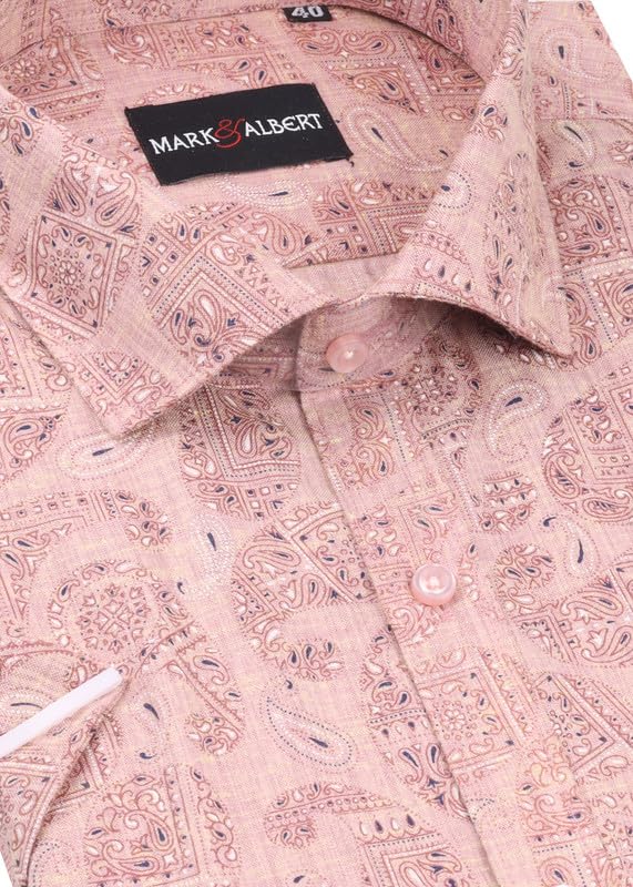 Image of Men's Half Sleeve Linen Shirt