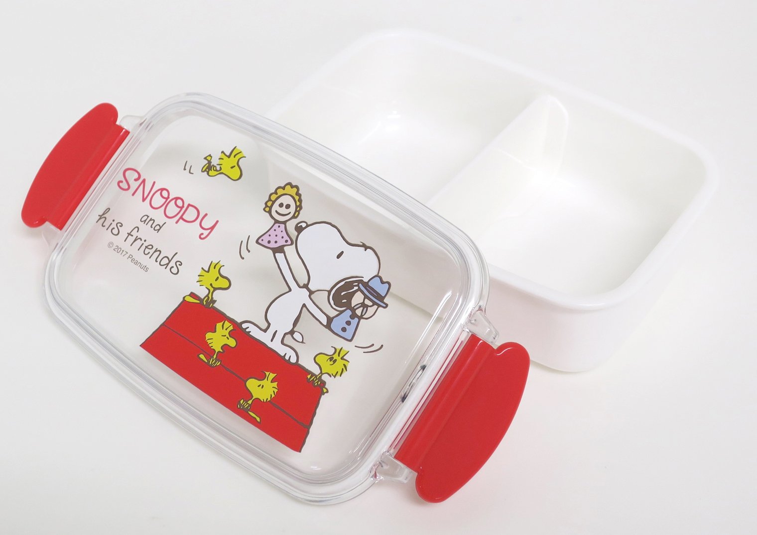 Amazon｜OSK 弁当箱 ランチボックス スヌーピー 500ml [仕切付/フタを