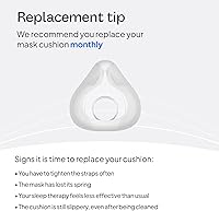 Vista 5 de ResMed AirFit F20 - Cojín de reemplazo para máscara CPAP de cara completa - Accesorios CPAP - Pequeño