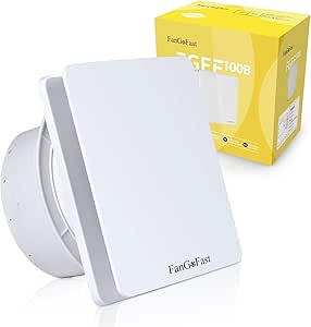 Vankarr Extracteur d'air 100mm, Ventilateur de Salle de Bain Silencieux