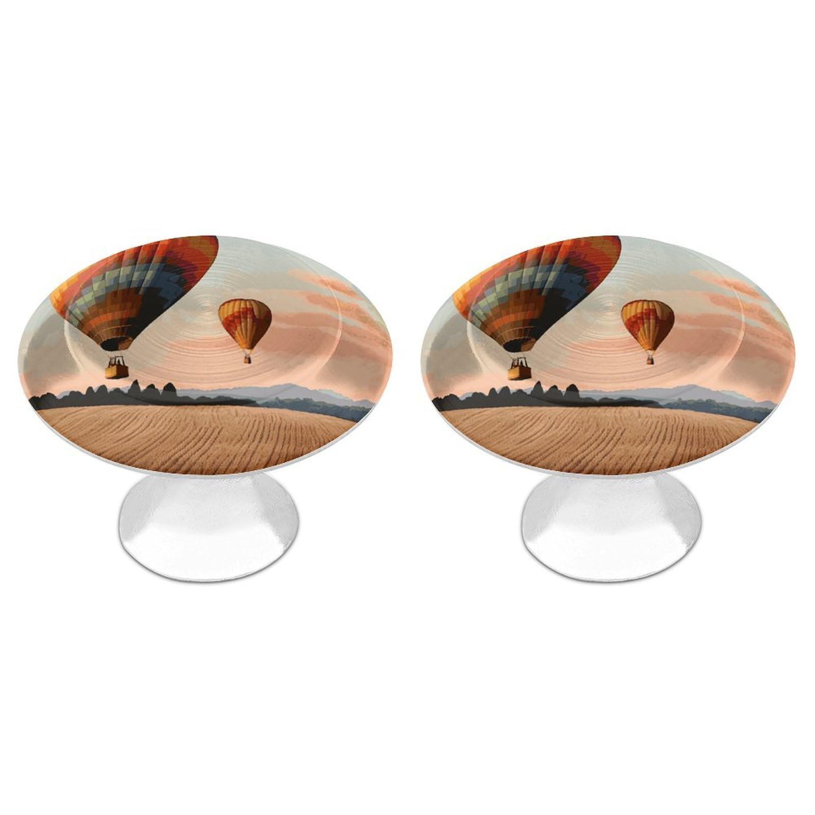 Btcowzrv Style Hot Air Balloon 2 Pack Cabinet Knobs Drawer Pulls