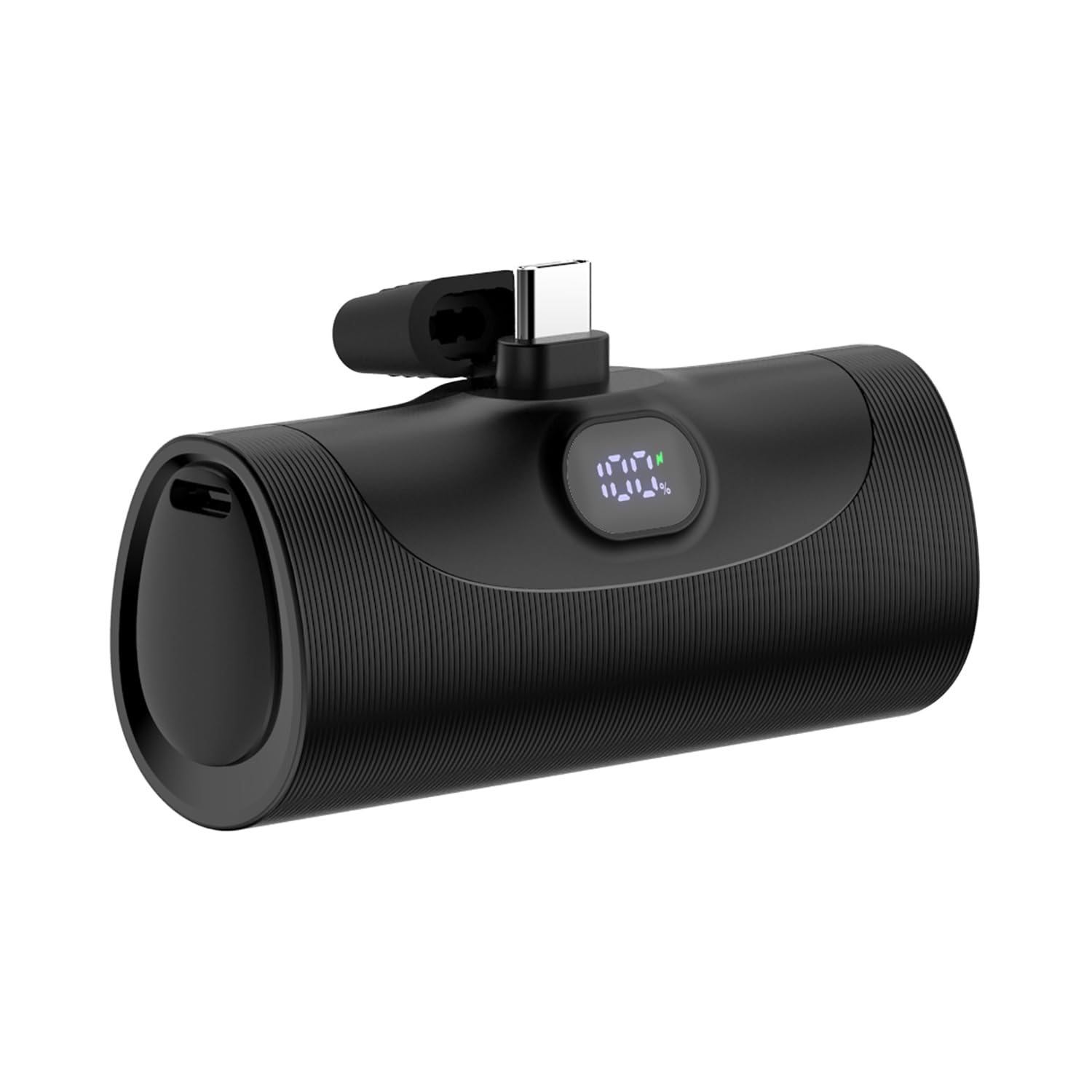 VulTech VPB-ST5BK-4 Kit Stazione di Ricarica con 4 Mini Powerbank 5000mAh – Ultra Compatti con Display LED – Connettori Type-C e Lightning – Ricarica Rapida PD 20W – Protezione Sovraccarico – Nero