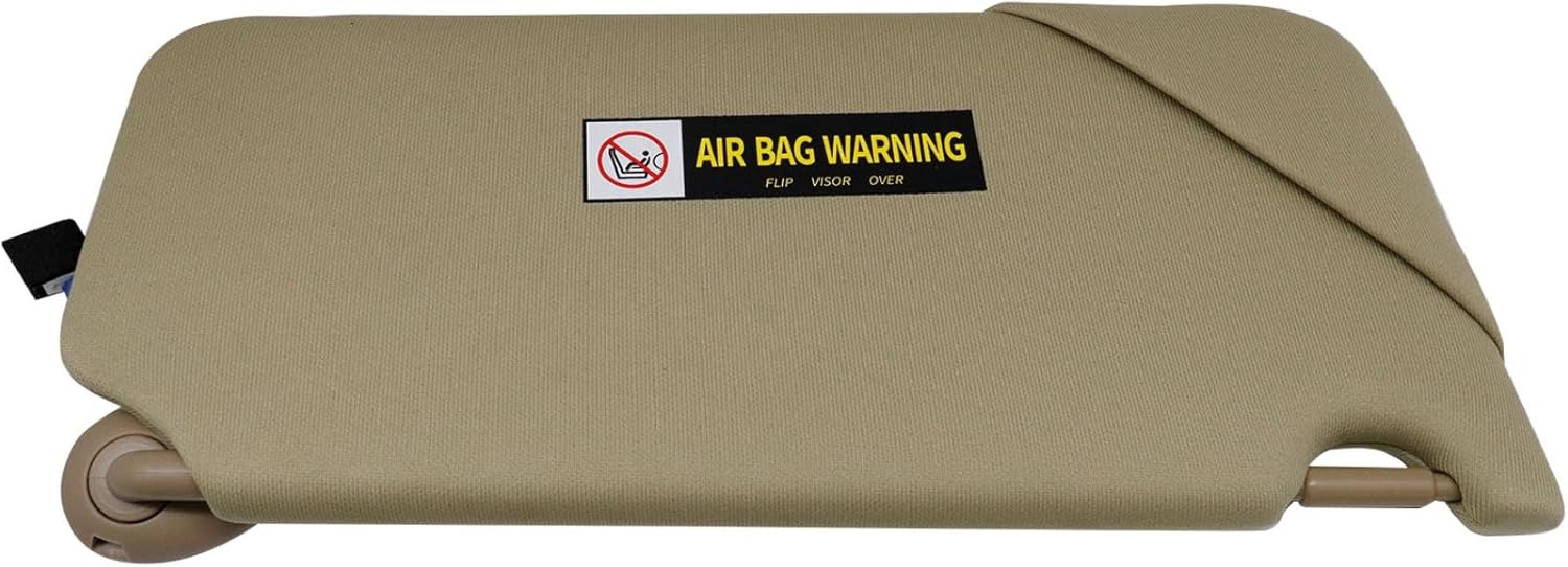 Priprilod Driver Side Sun Visor Ivory Replace 83280-T2F-A52ZA Compatible with Honda Accord 2013 2014 2015 2016 2017