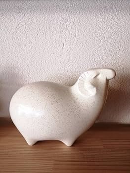 Amazon.co.jp: 羊の置き物 オブジェ ひつじ 陶器製 レトロモダン 北欧