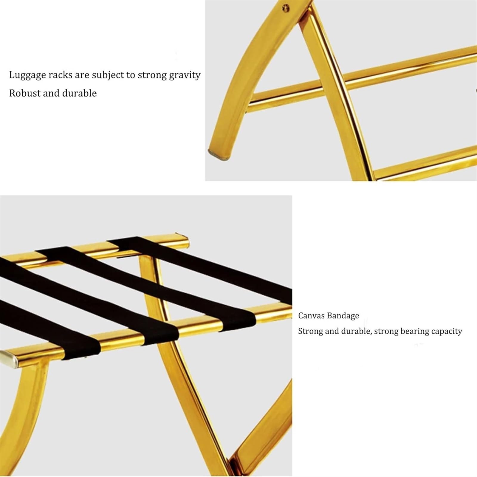 永井興産 オクラック バゲージラック 荷物台 幅665×奥行400×高さ550mm SV（シルバー） NK-0909SV 1台（直送品） - アスクル 荷物ラック 耐久性のあるスタンディング荷物ラック ステンレススチール荷物ラック 折りたたみ式荷物スタンド ホテル用 スーツケーススタ