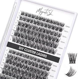 Individual Lashes DIY 45 Cluster Lashes Natural Look C Curl Reusable Fluffy Soft False Eyelashes With Clear Glue Strong Hold 10-16MM
