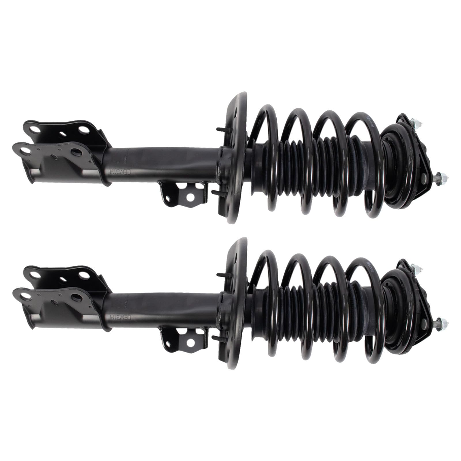 TRQ Front Driver and Passenger Side Strut and Spring Assembly Set