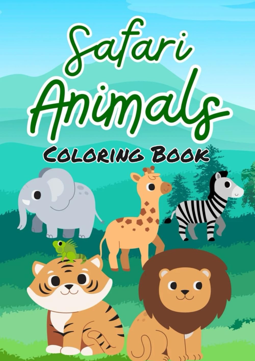 Safari Animals Coloring Book | Fun Activity Book for Kids