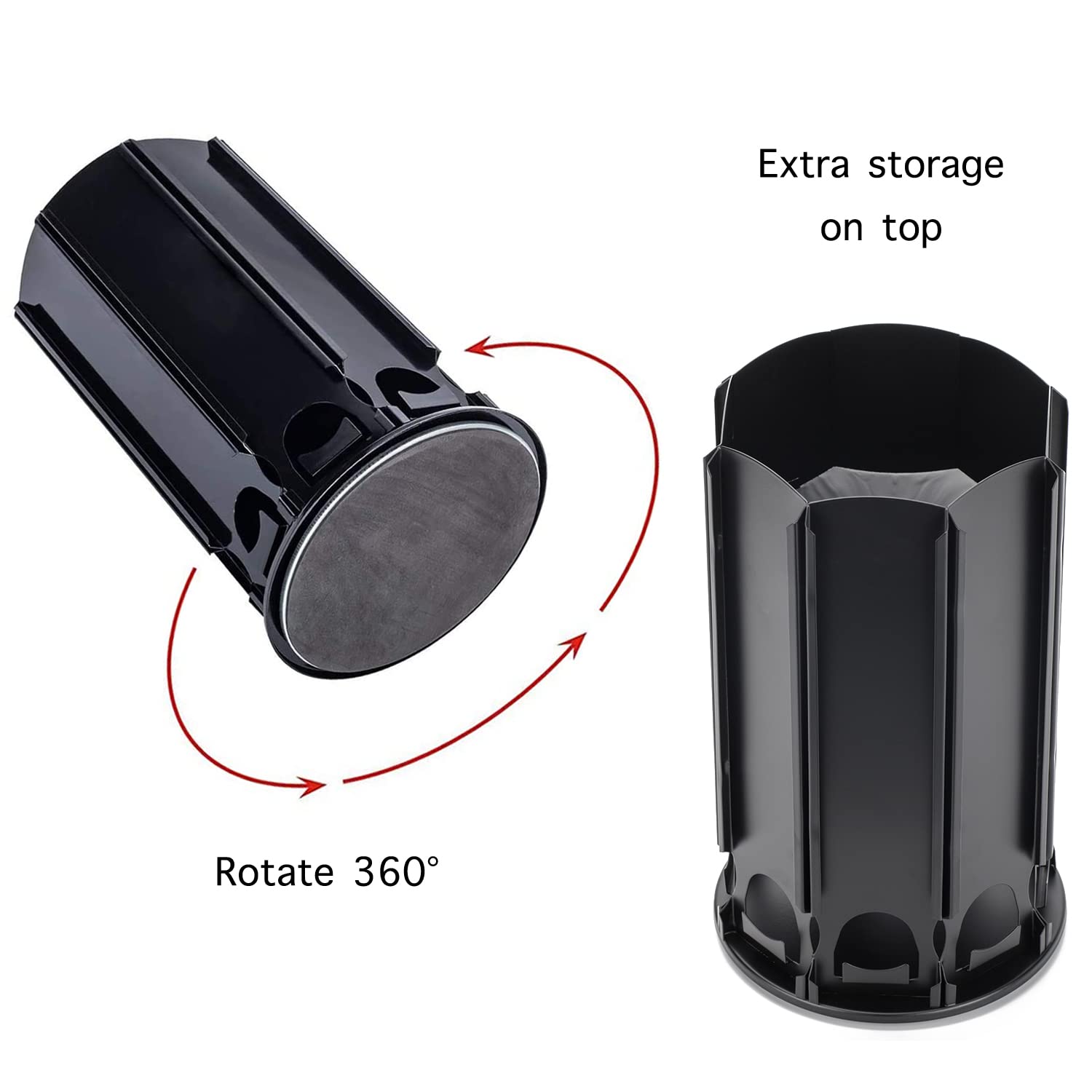 Bagoo Support Capsules de Café pour Nespresso Vertuoline avec Stockage Central de Dosettes Supplémentaires Rotation à 360 degrés (40+)