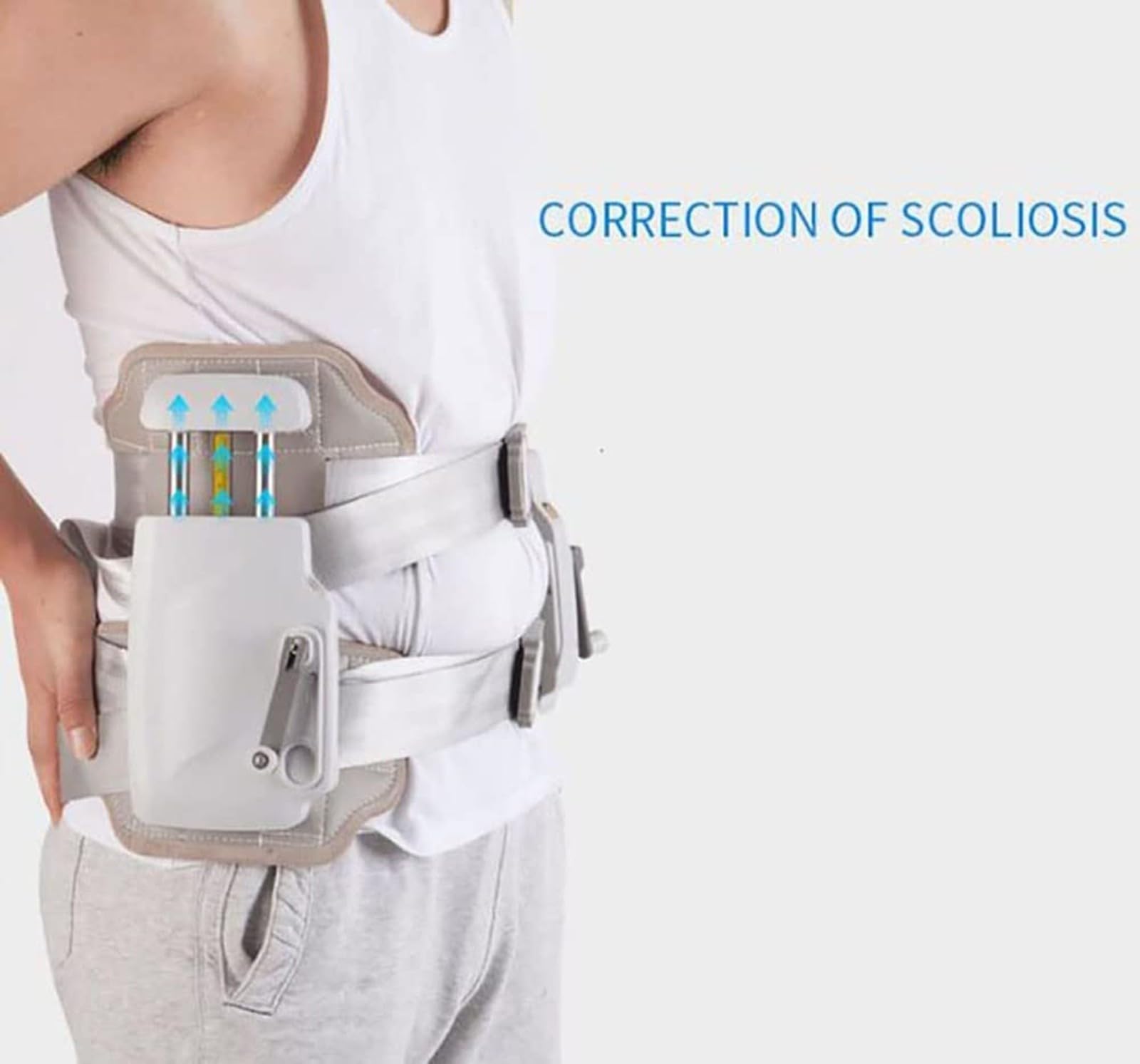 Amazon | 腰椎牽引減圧バックベルト脊椎腰椎ディスク牽引トラクター