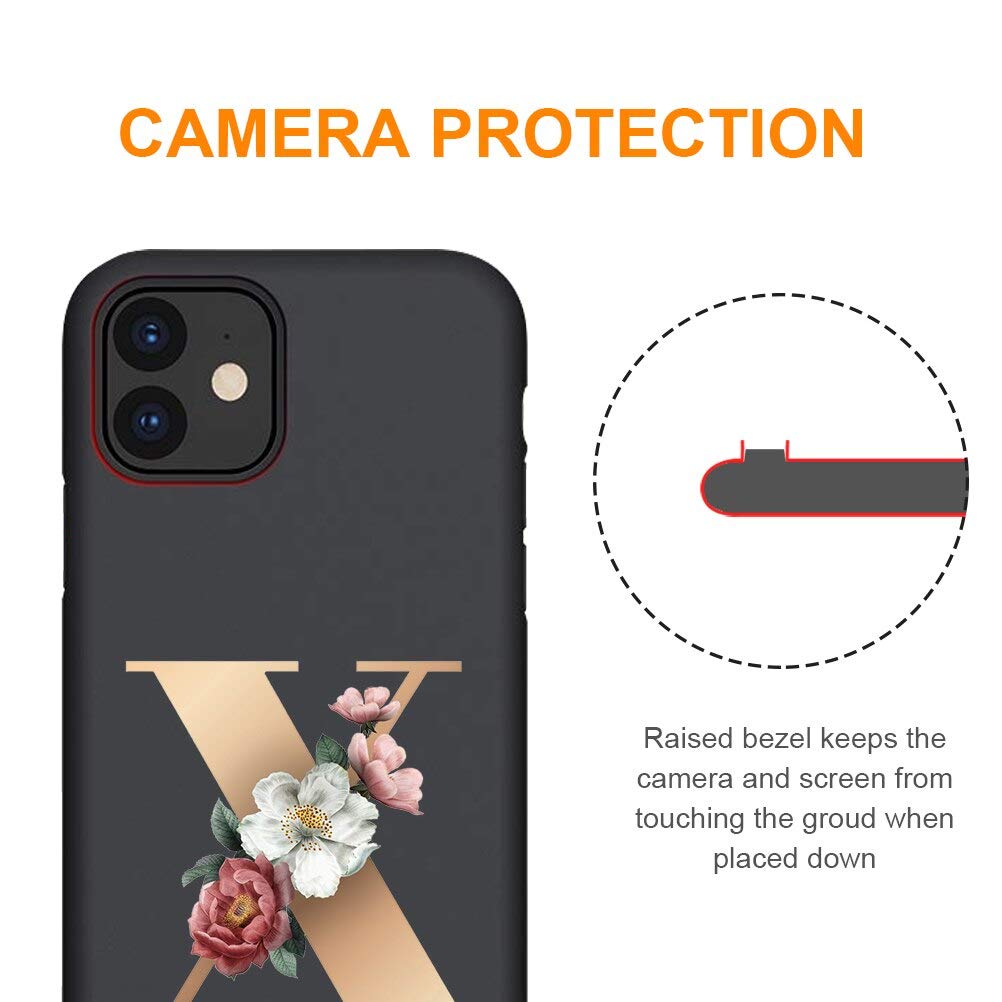 Yoedge 2 Pezzi Cover Per Realme 8 4G - Custodia Morbida In TPU Con Disegno Arcobaleno, Ultra Sottile E Antiurto, Nero Opaco