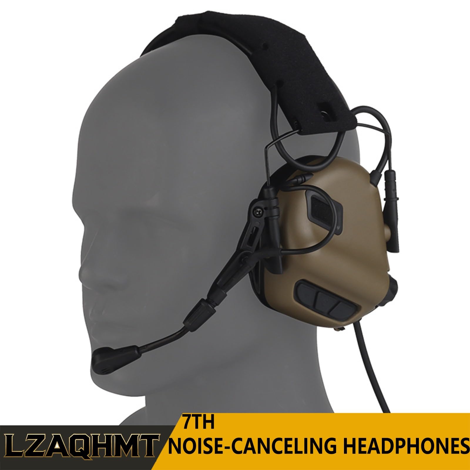 Cuffie Comunicazione Con Riduzione Del Rumore Pick-up Tattico Cuffie Protezione Acustica Tiro Accessori Regolabili Per Casco Softair