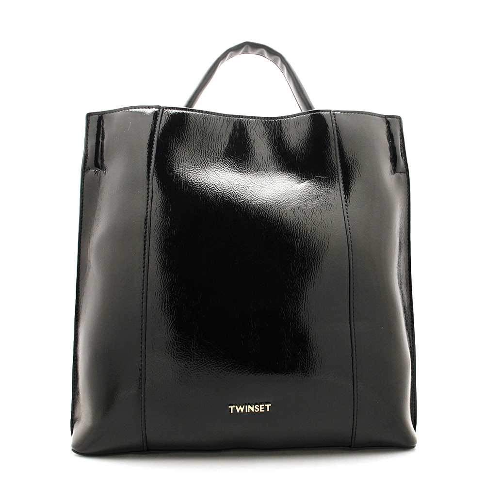 Twinset - Bolso bandolera para mujer, color negro, mod. TO8060