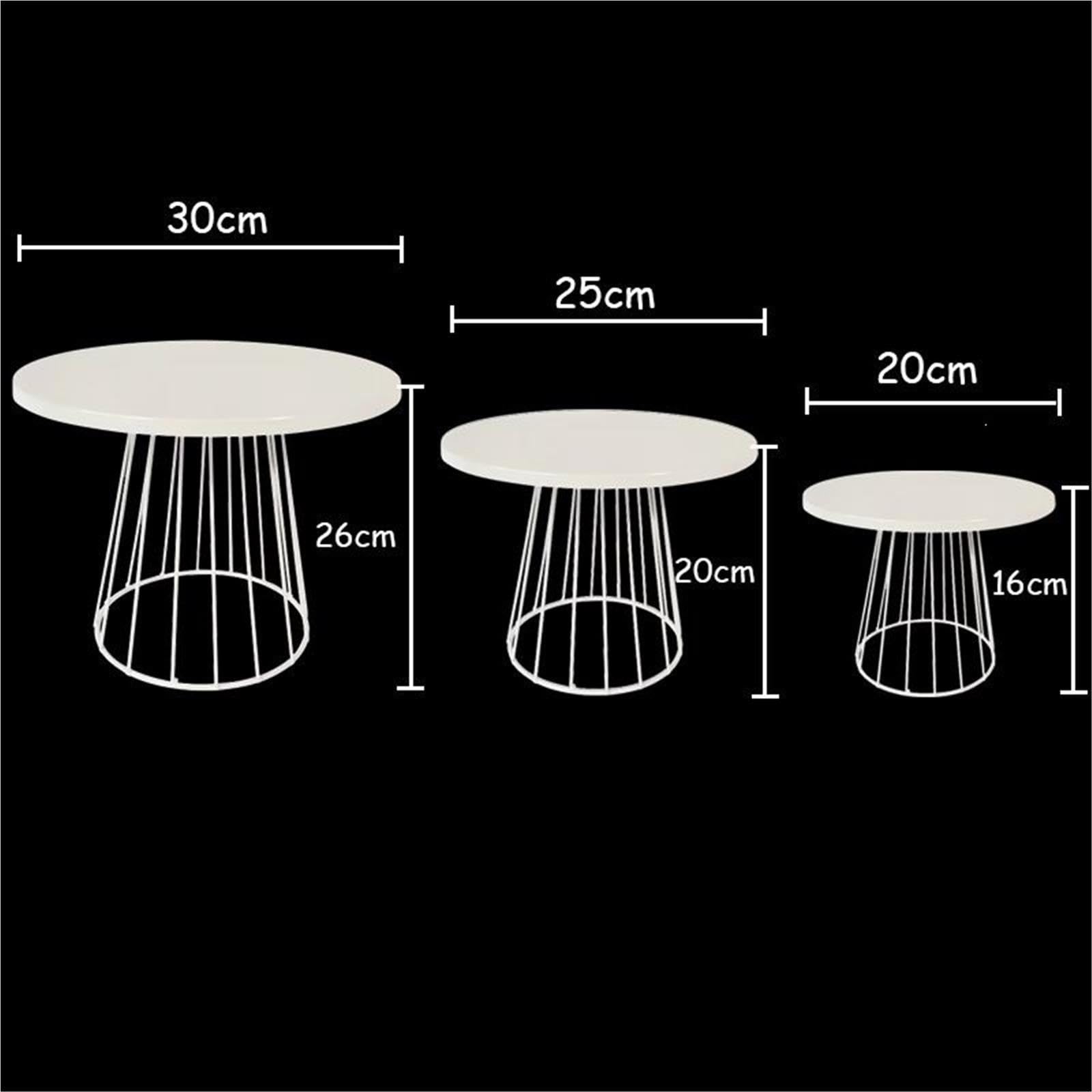 Présentoir D'ornements De Table À Dessert En Fer, 1 Pièce Pour Les Gâteaux