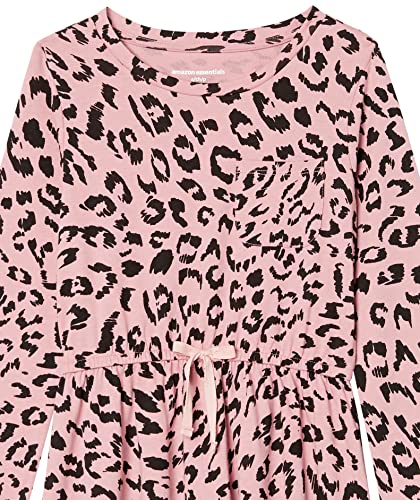 Amazon Essentials Girls and Toddlers' Long-Sleeve Elastic Waist T-Shirt Dress - Image 3