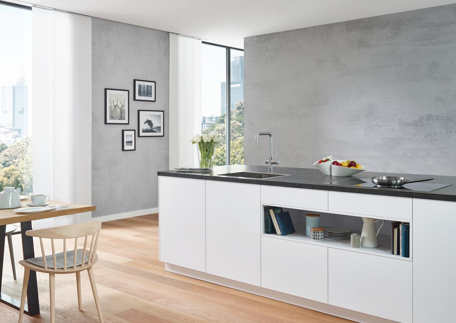 GROHE Blue Set filtro Taglia S con testata e contalitri, per sistemi Pure, Home, Pro e Red 40438001