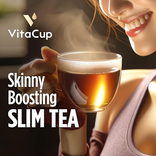 Miniatura 3 de VitaCup Paquetes de té instantáneo delgados para apoyo dietético, té Oolong con vitaminas B, garcinia, inulina y acai, palitos instantáneos para