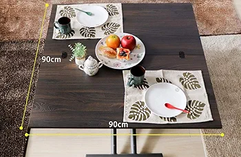 【美品】ヤマソロ 昇降テーブル グロリアス 82-645（ブラウン/ブラック） Amazon｜ヤマソロ 昇降テーブル テーブル グロリアス 82-644